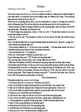 Đề cương ôn thi môn Tập đọc Lớp 4
